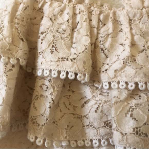 French label LOUISE MISHA Blush Lace romper adjustable straps Bohemian BlushLace - Picture 5 of 5